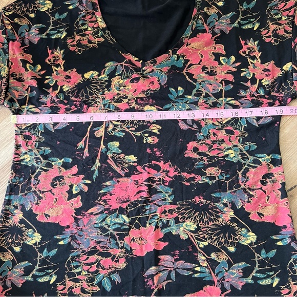 Peruvian Connection Black Floral Dress - Picture 8 of 11